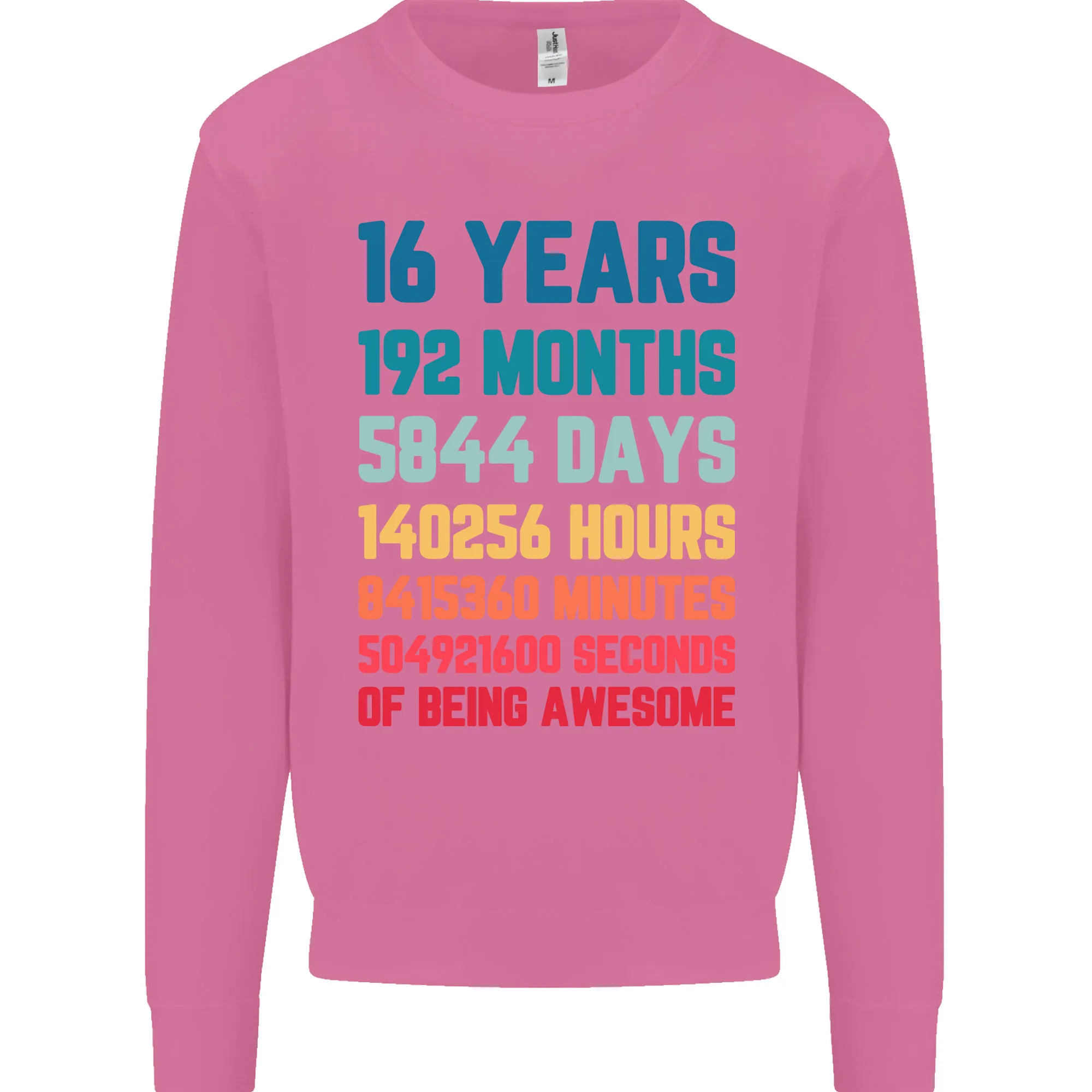 16th Birthday Men's Sweatshirt Jumper - 16 Years Old Gift for Him