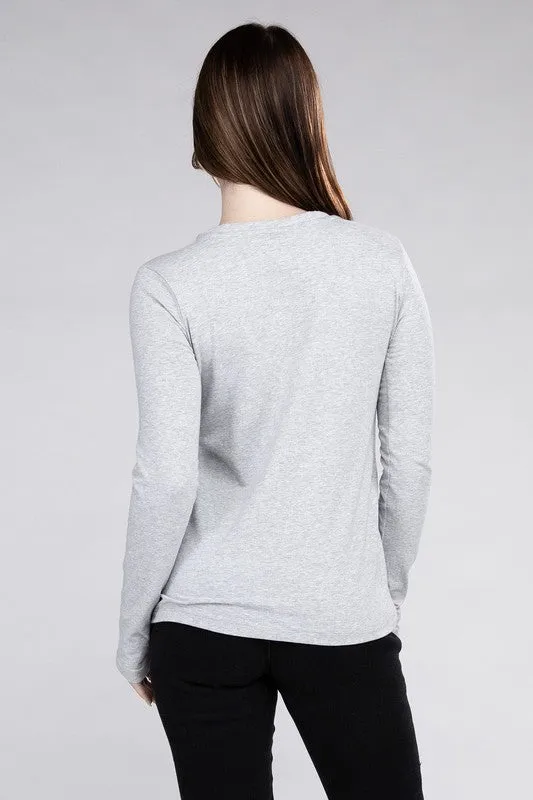 Amber Moon Basics: Long Sleeve Crew
