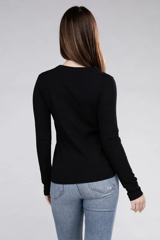 Amber Moon Basics: Long Sleeve Crew