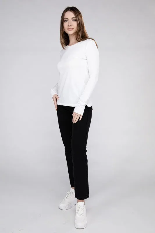 Amber Moon Basics: Long Sleeve Crew