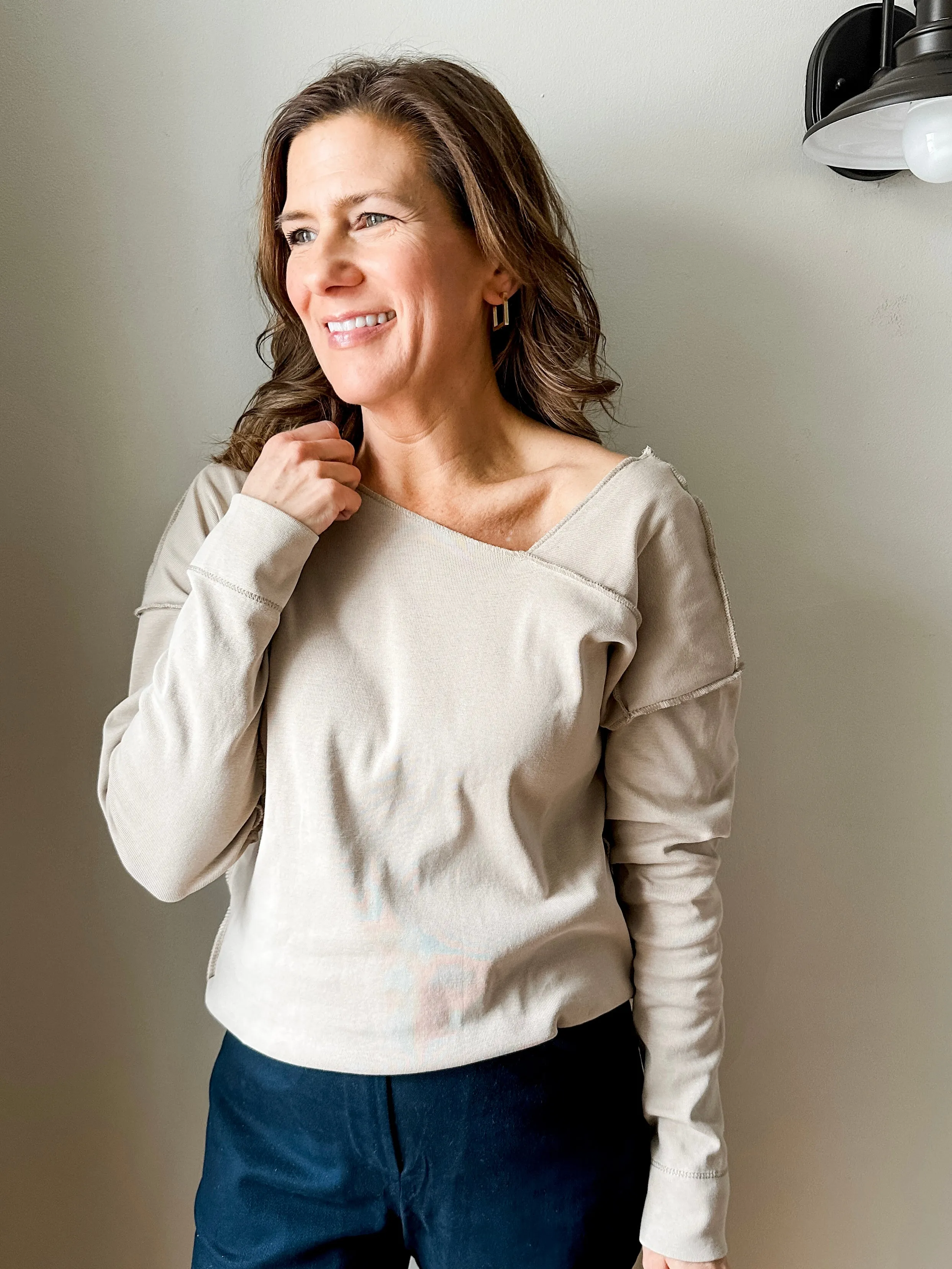 Asymmetrical Knit Top
