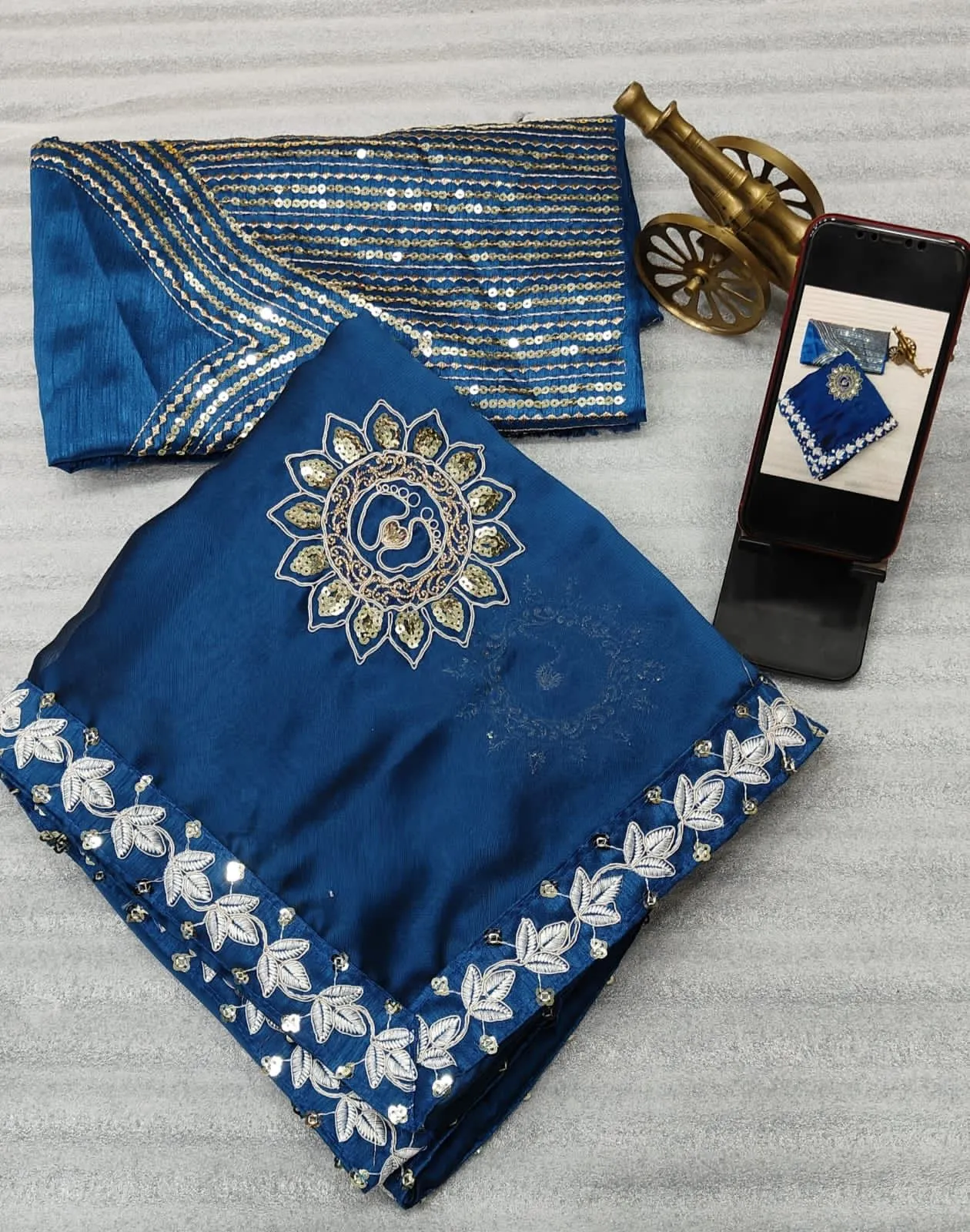Beautiful Designer Soft Rangoli  Silk Saree