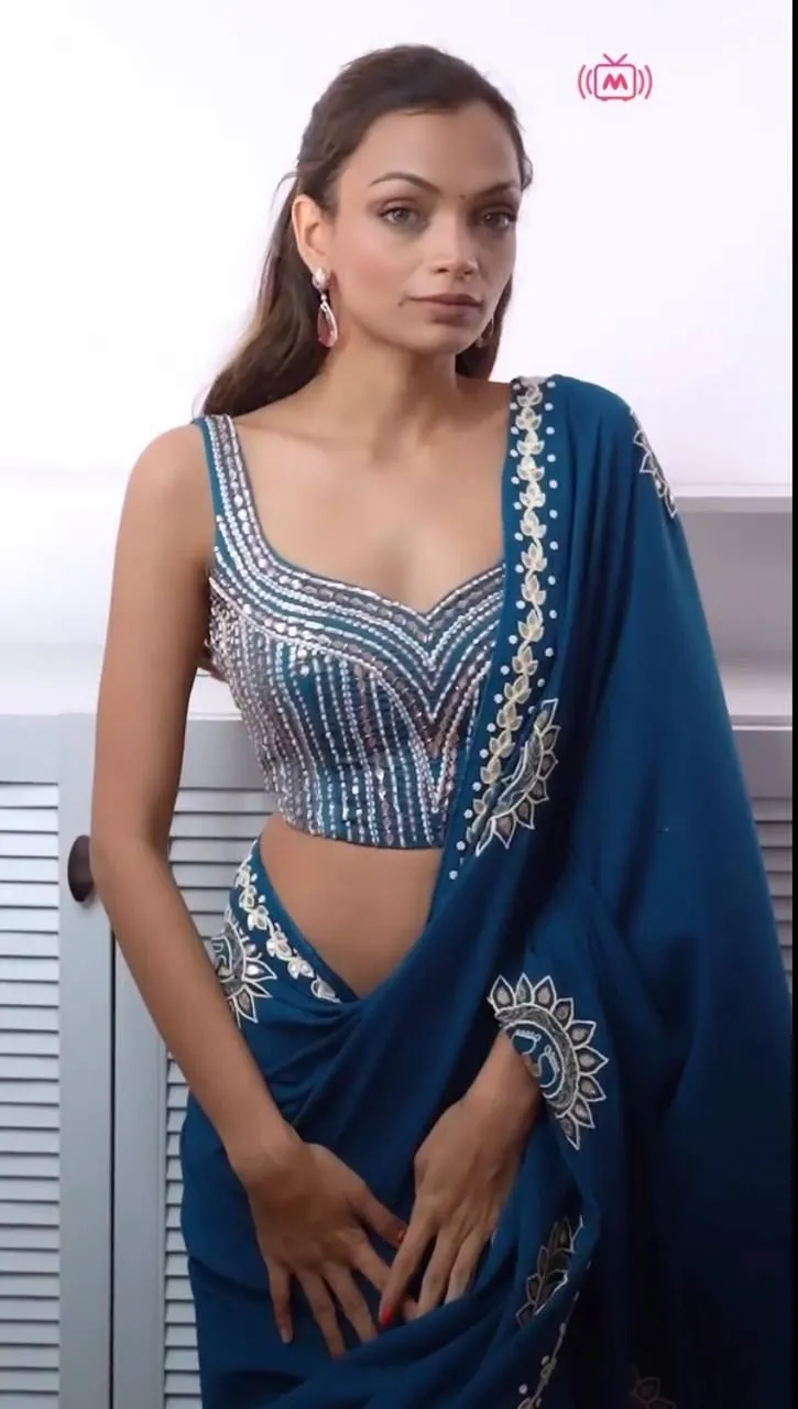 Beautiful Designer Soft Rangoli  Silk Saree