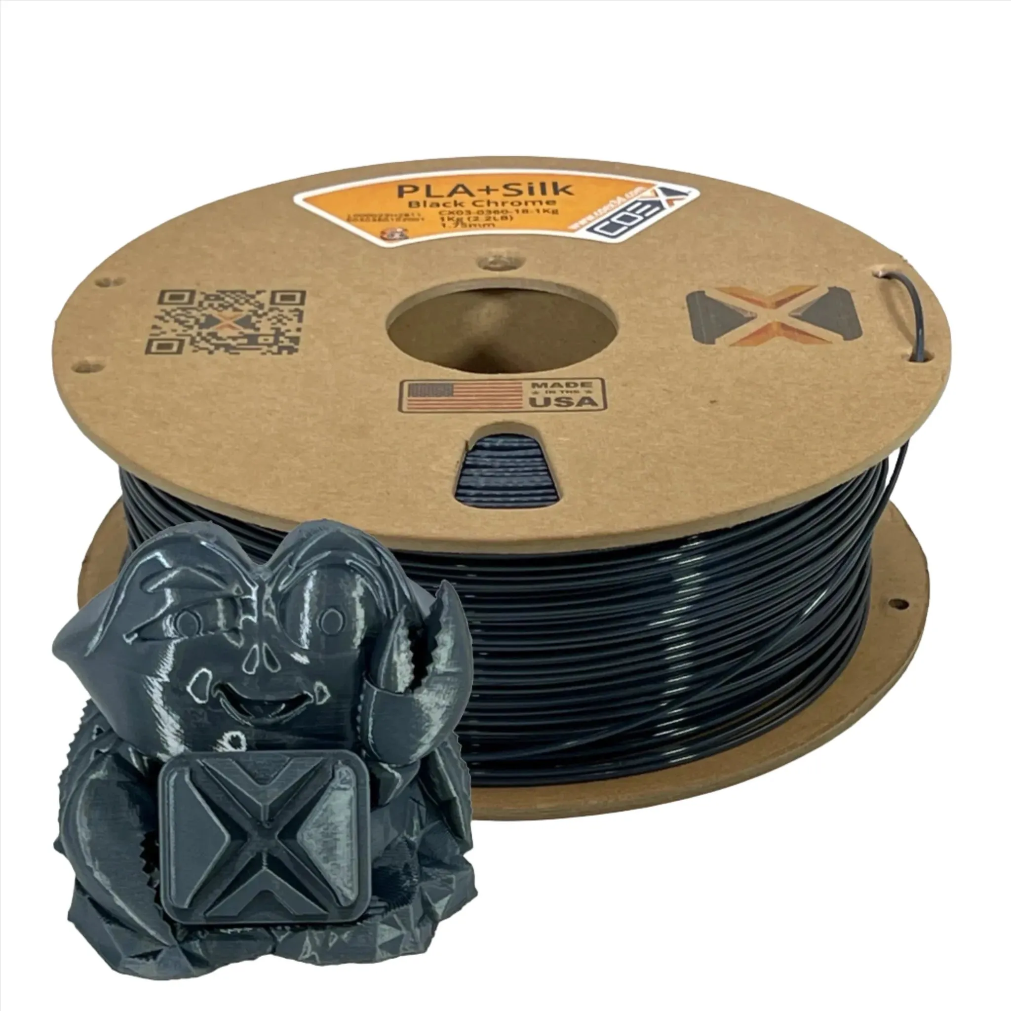 Black Chrome PLA Silk