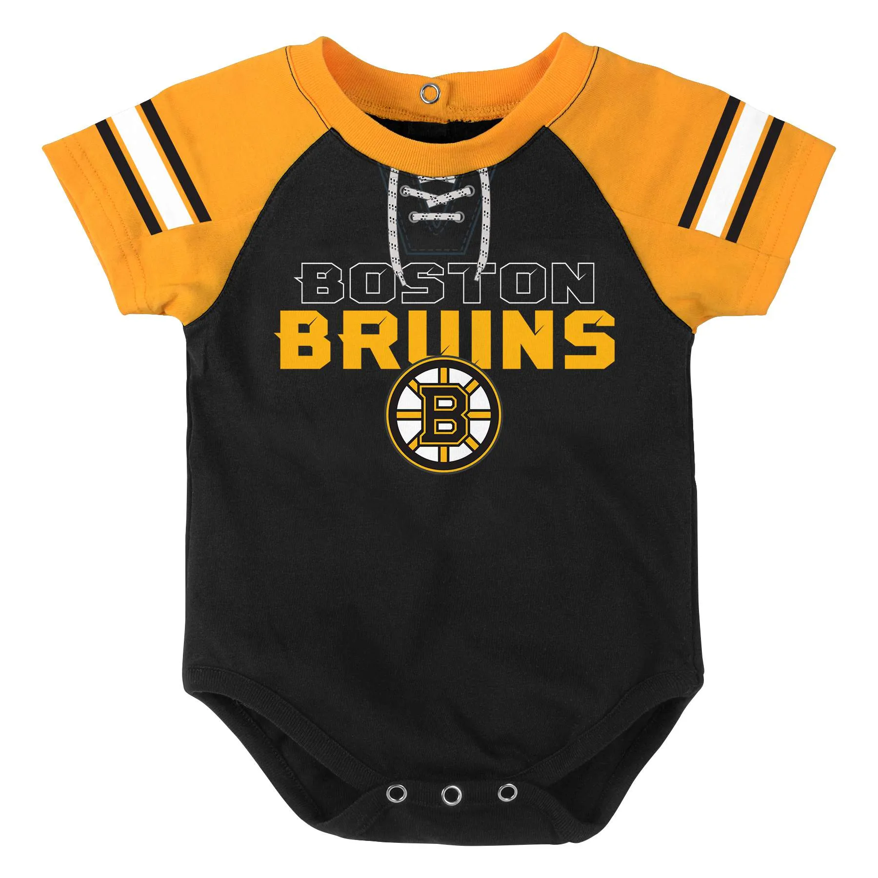 Bruins Baby Creeper, Bib and Booties Set