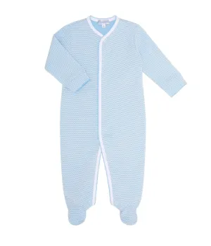 Bubble Baby Footie - Blue