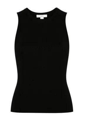CREW-NECK RIBBED TANK TOP