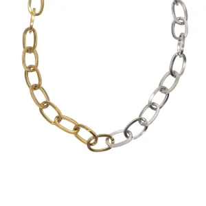 Delilah Chunky Mixed Metal Layering Chain