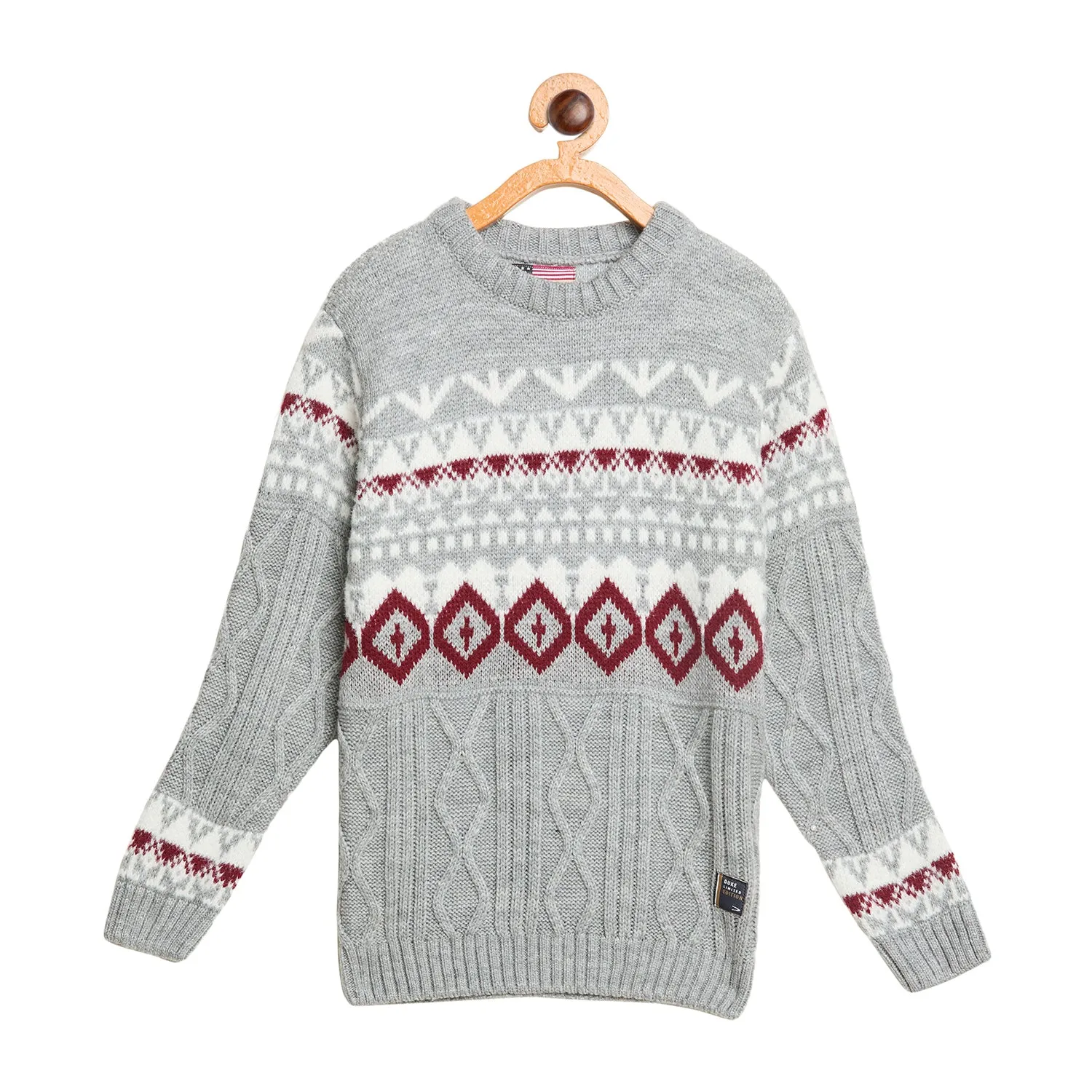 Duke Stardust Boys Full Sleeve Round Neck Sweater (SDS3614)
