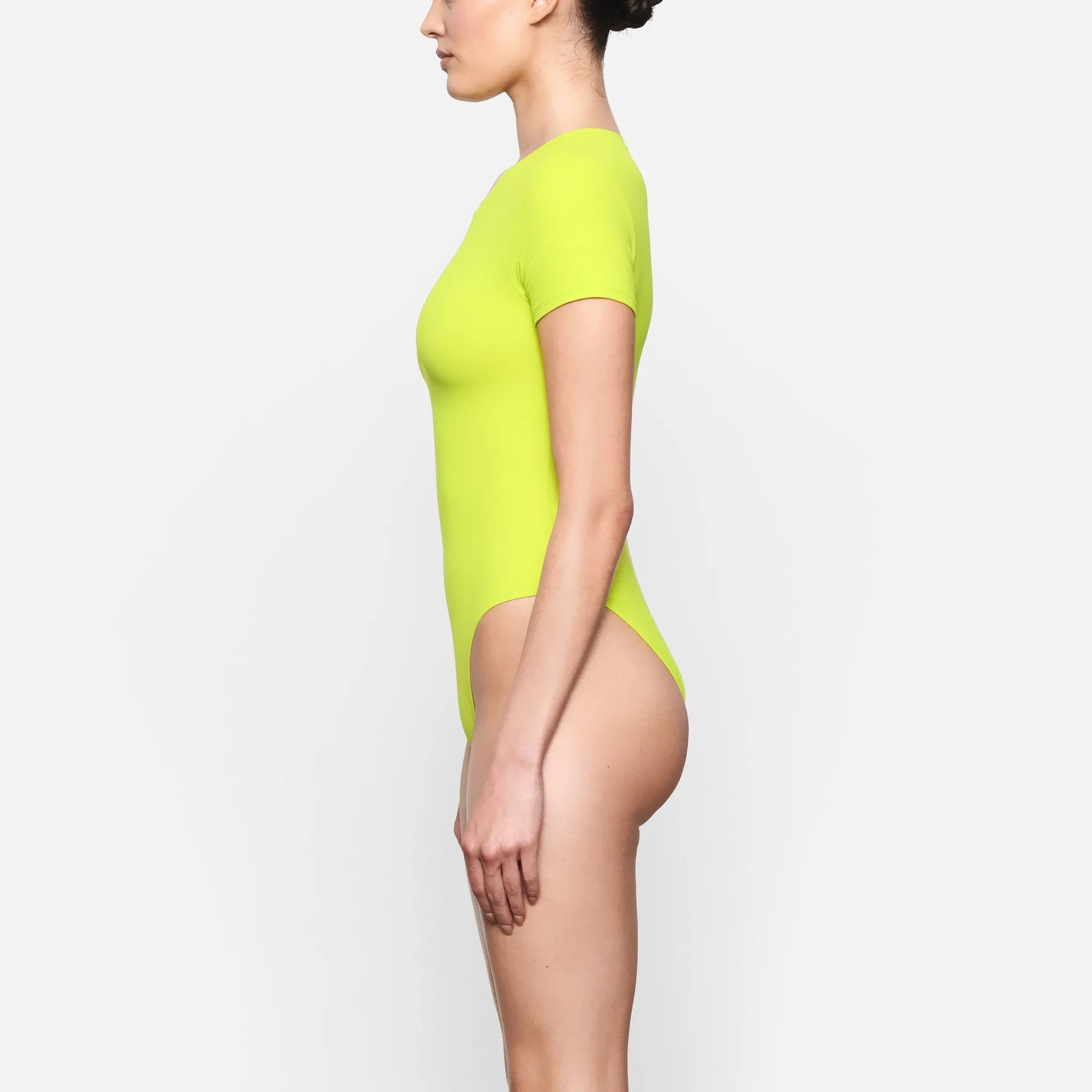 FITS EVERYBODY T-SHIRT BODYSUIT | NEON LIME