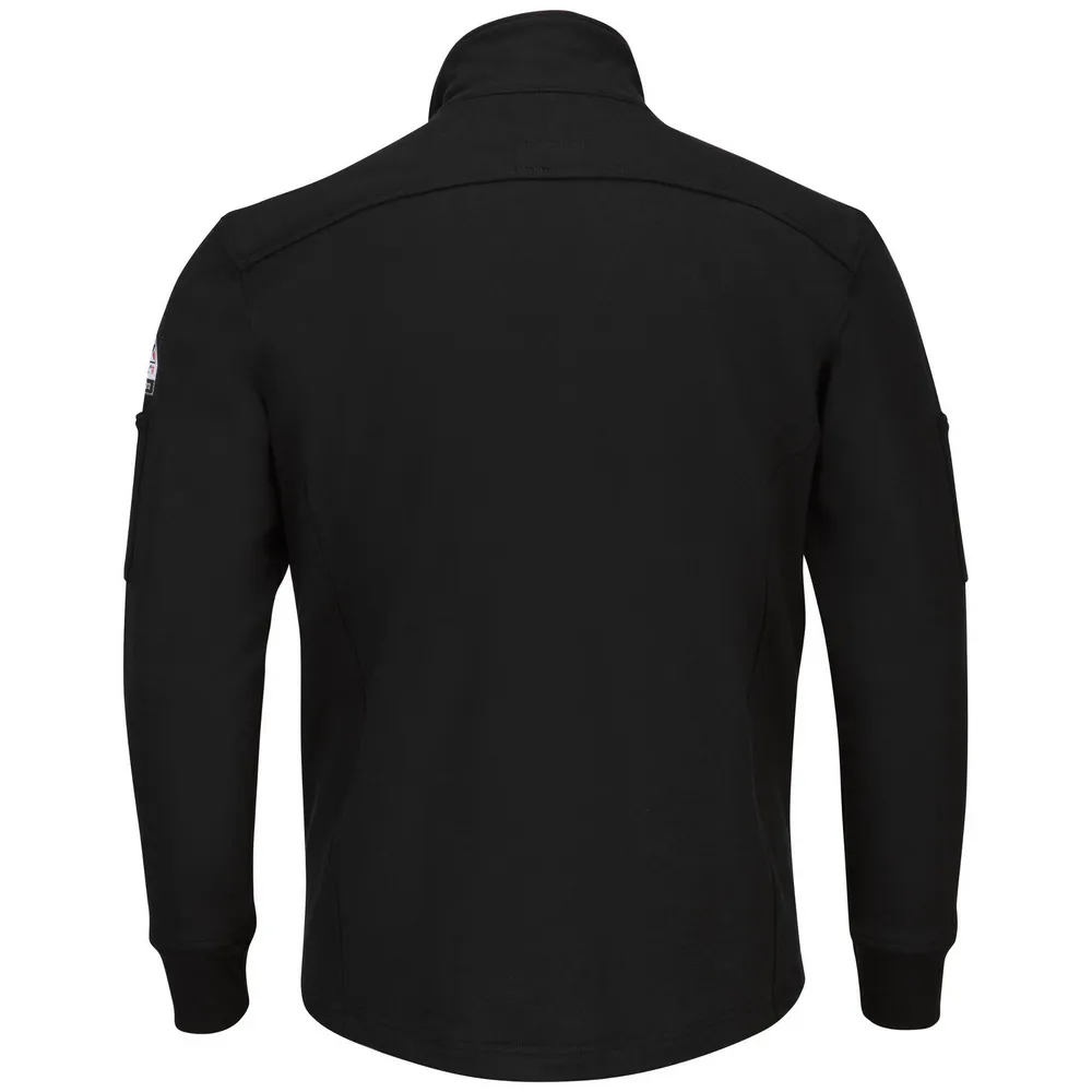 FLEECE FR FULL ZIP JACKET - BK-Black | Bulwark SEZ2