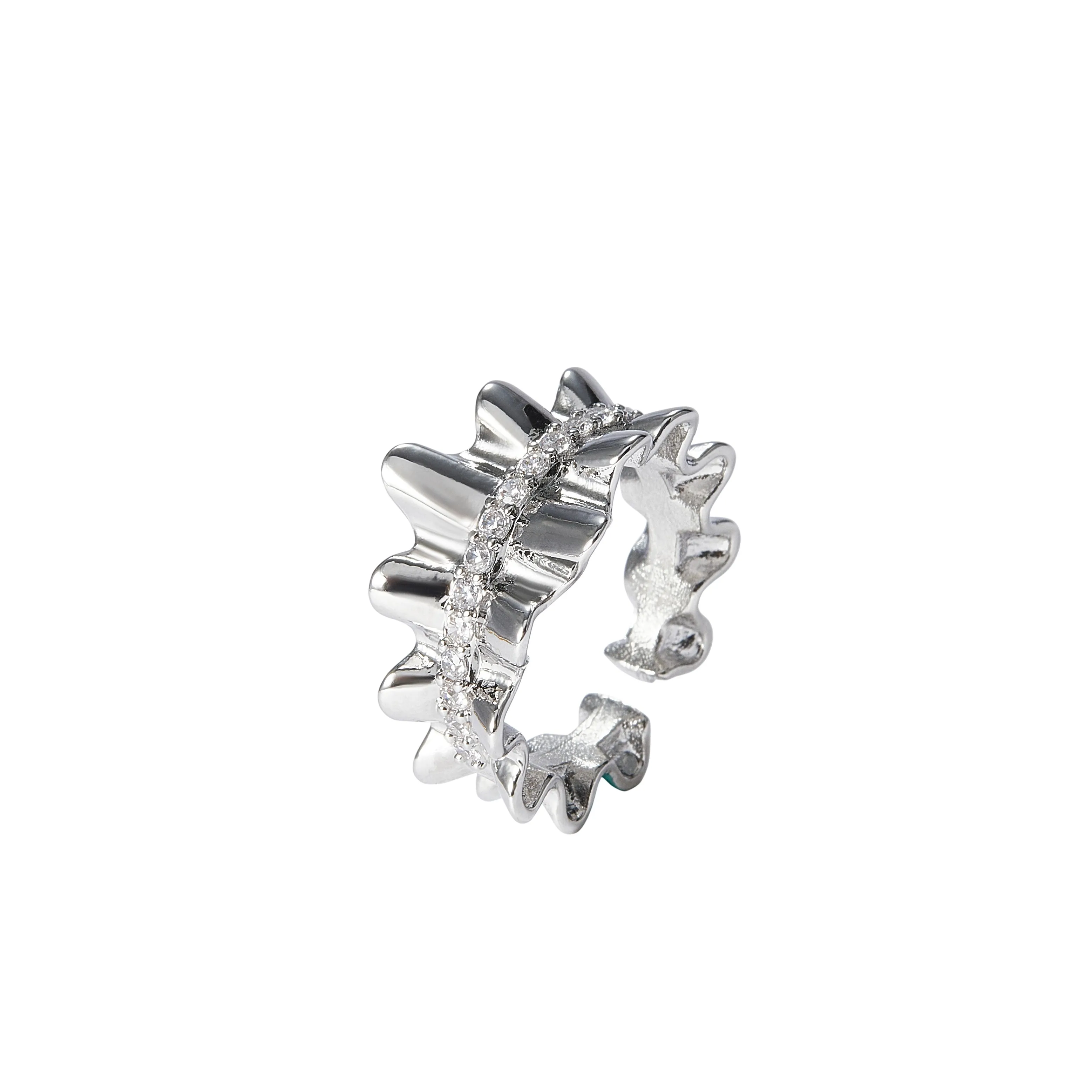 Glowing Crown Ring Open Design