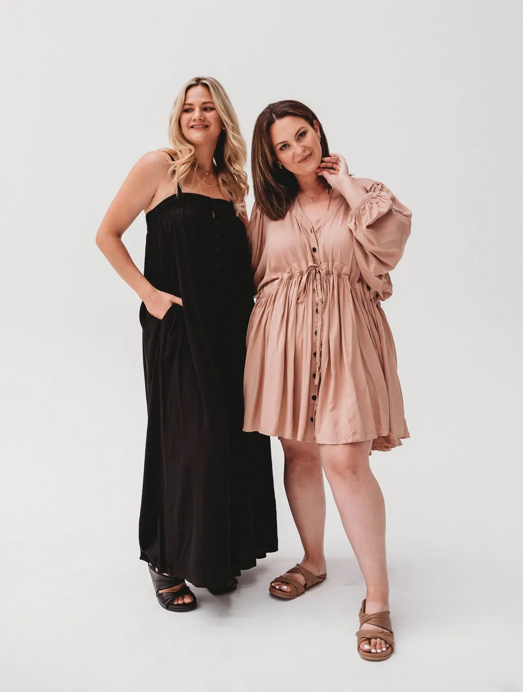 Holiday Rayon Jumpsuit - Black