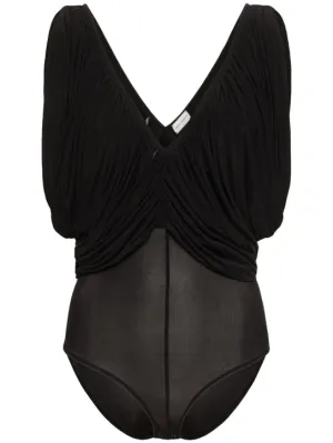Magda Butrym   Draped jersey bodysuit 