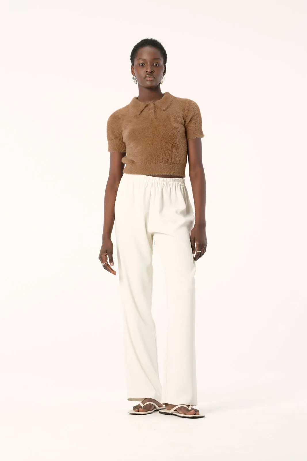 Mochi Knit Top Camel