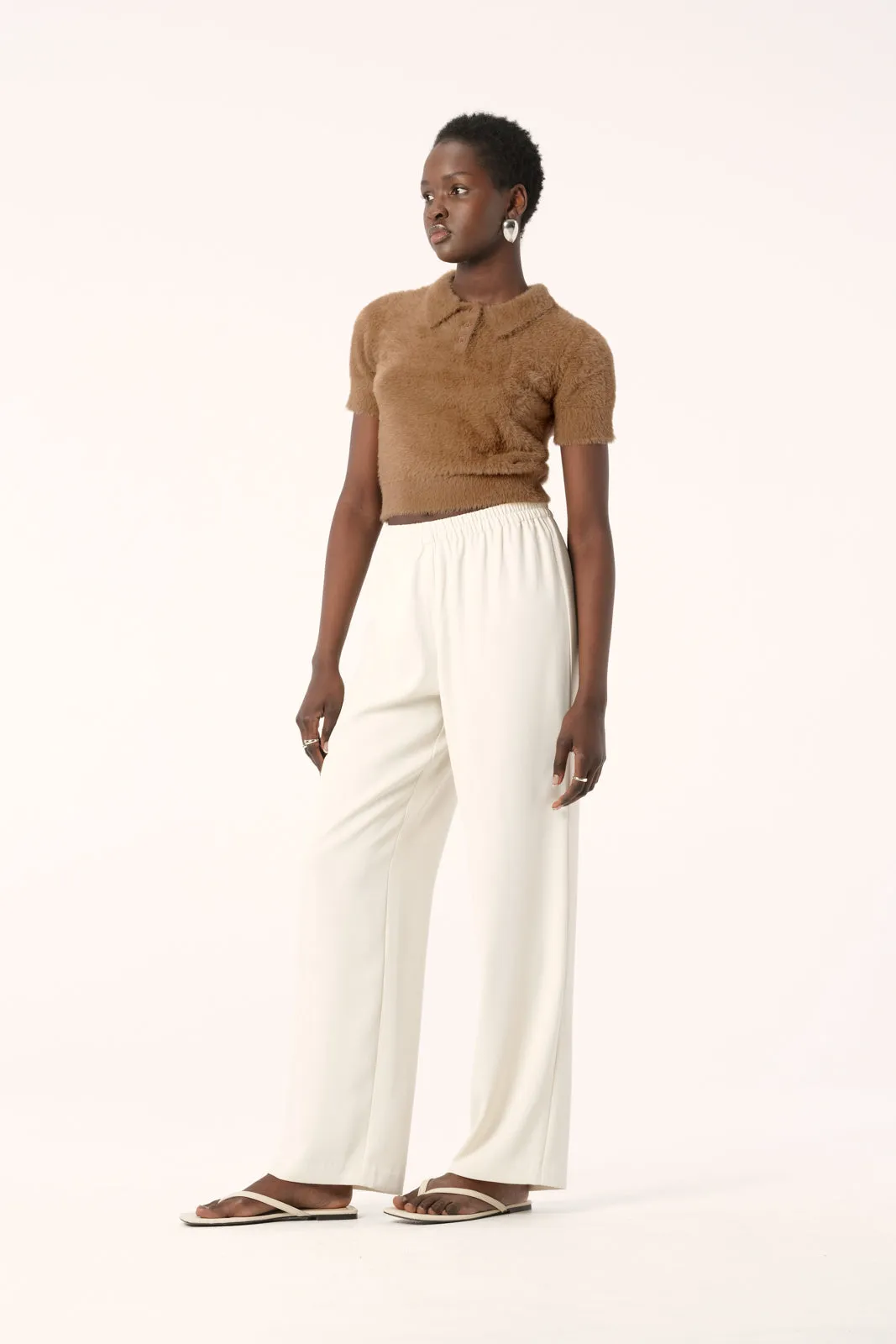 Mochi Knit Top Camel