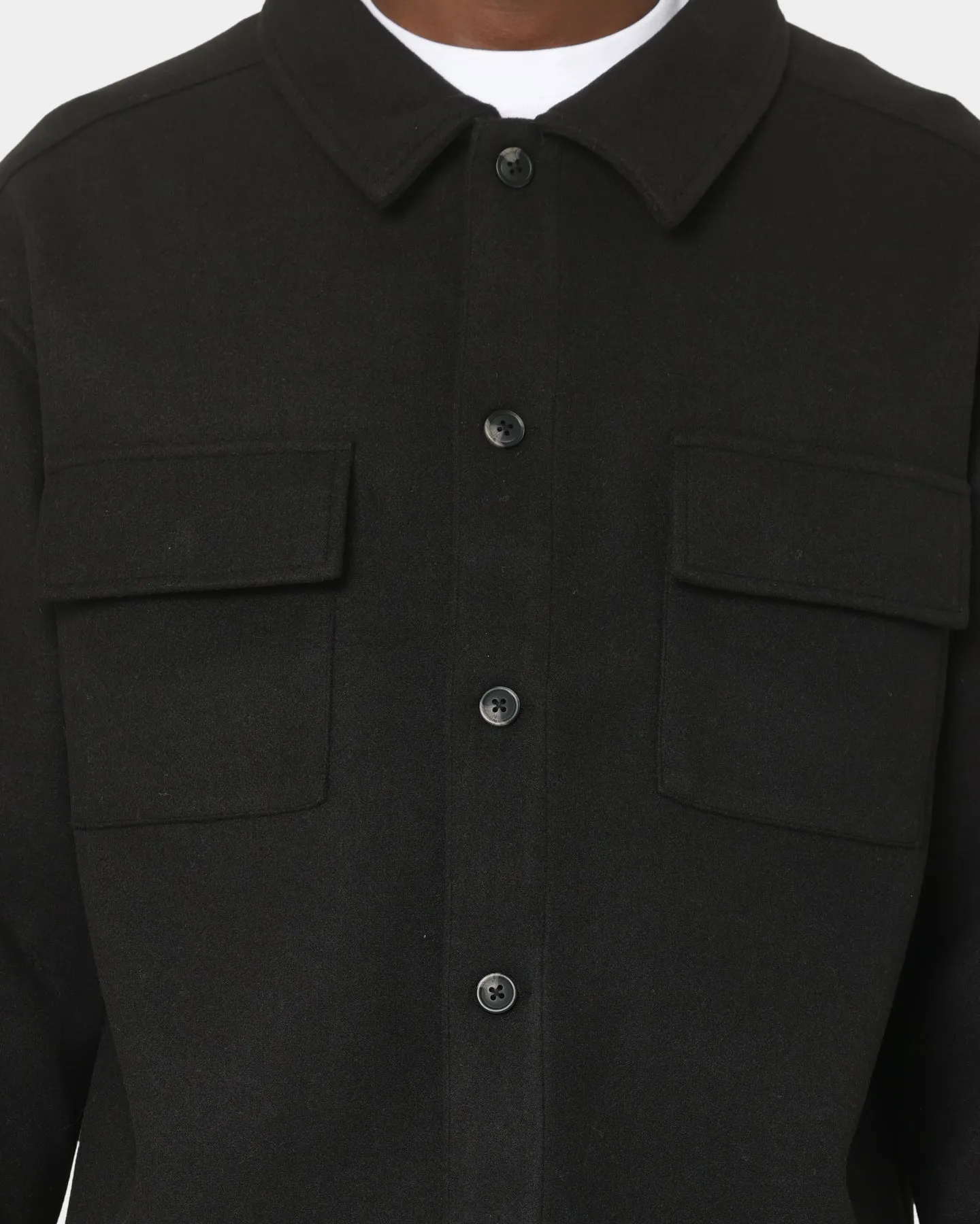 Nana Judy Maddox Shacket Black