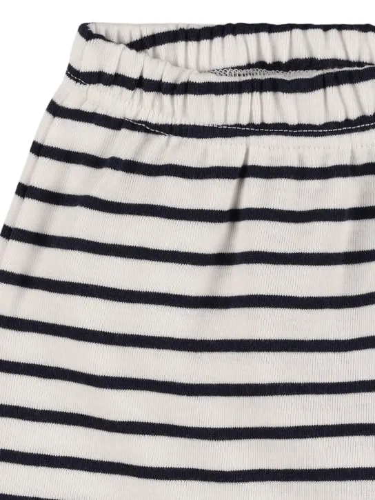 Petit Bateau   Cotton cardigan, bodysuit &amp; pants 