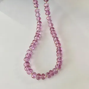 Pink Quartz Necklace - Kari
