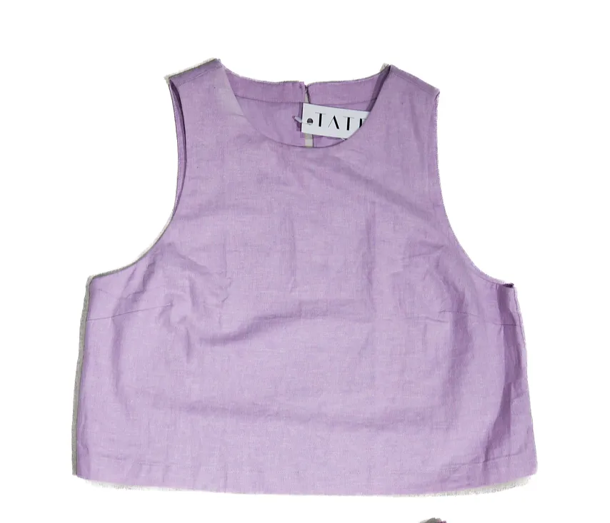 Purple Crop Top