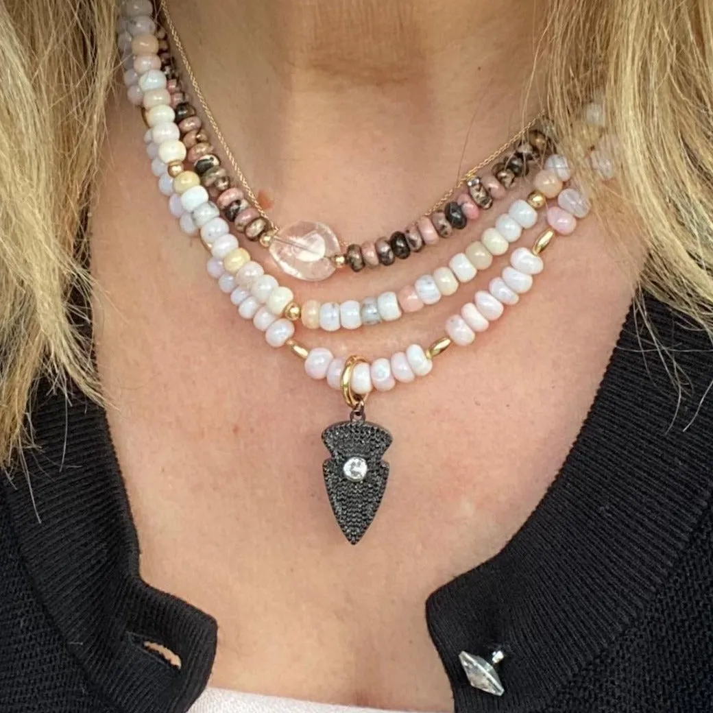 Rhodonite Necklace - Dasha