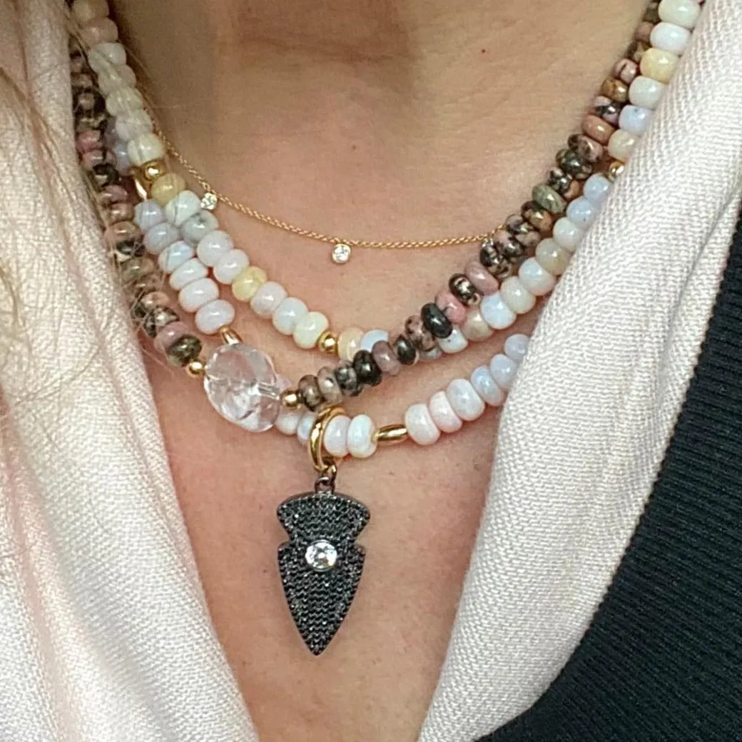 Rhodonite Necklace - Dasha
