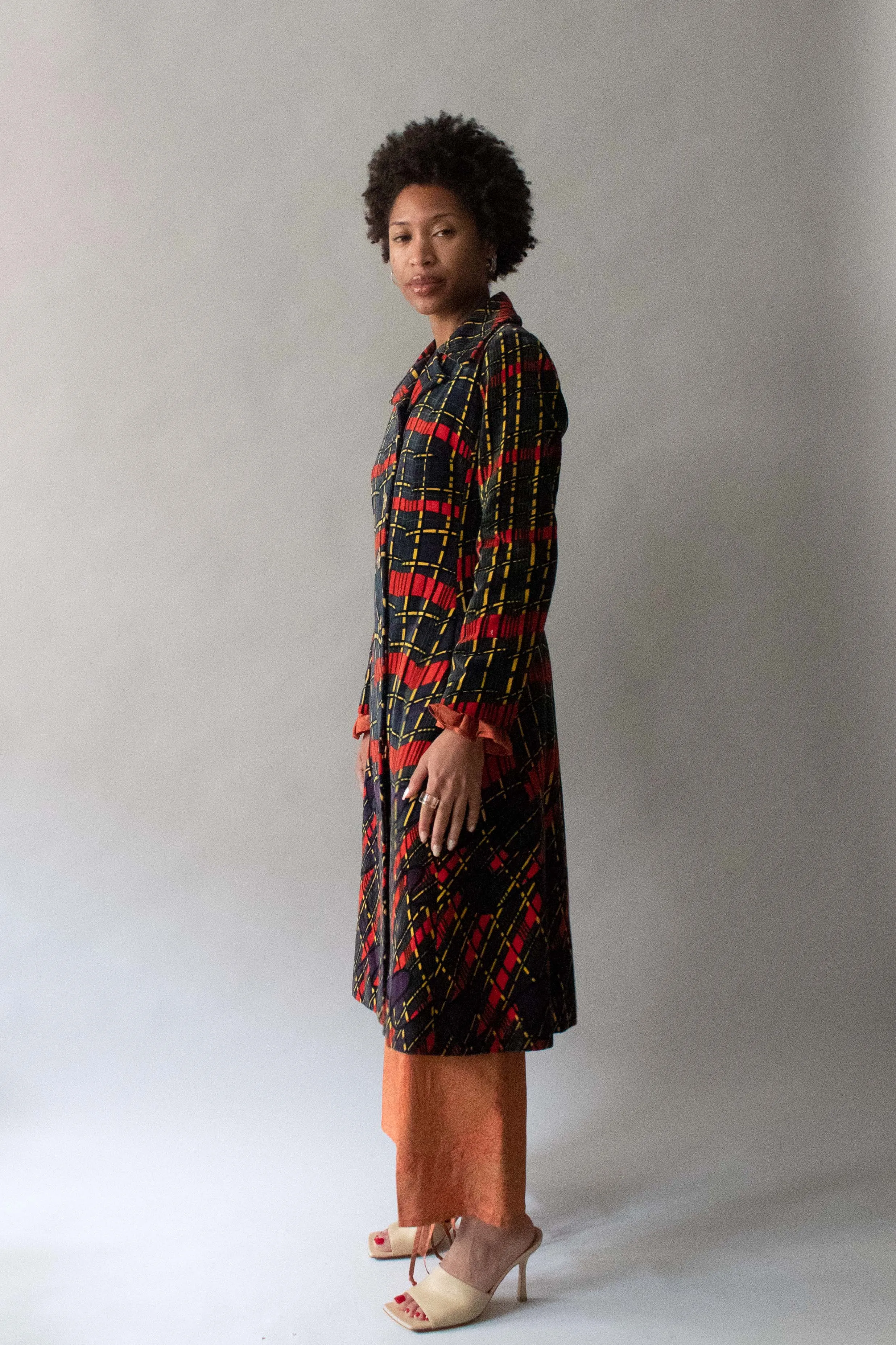 Roberta Di Camerino Printed Velvet Coat