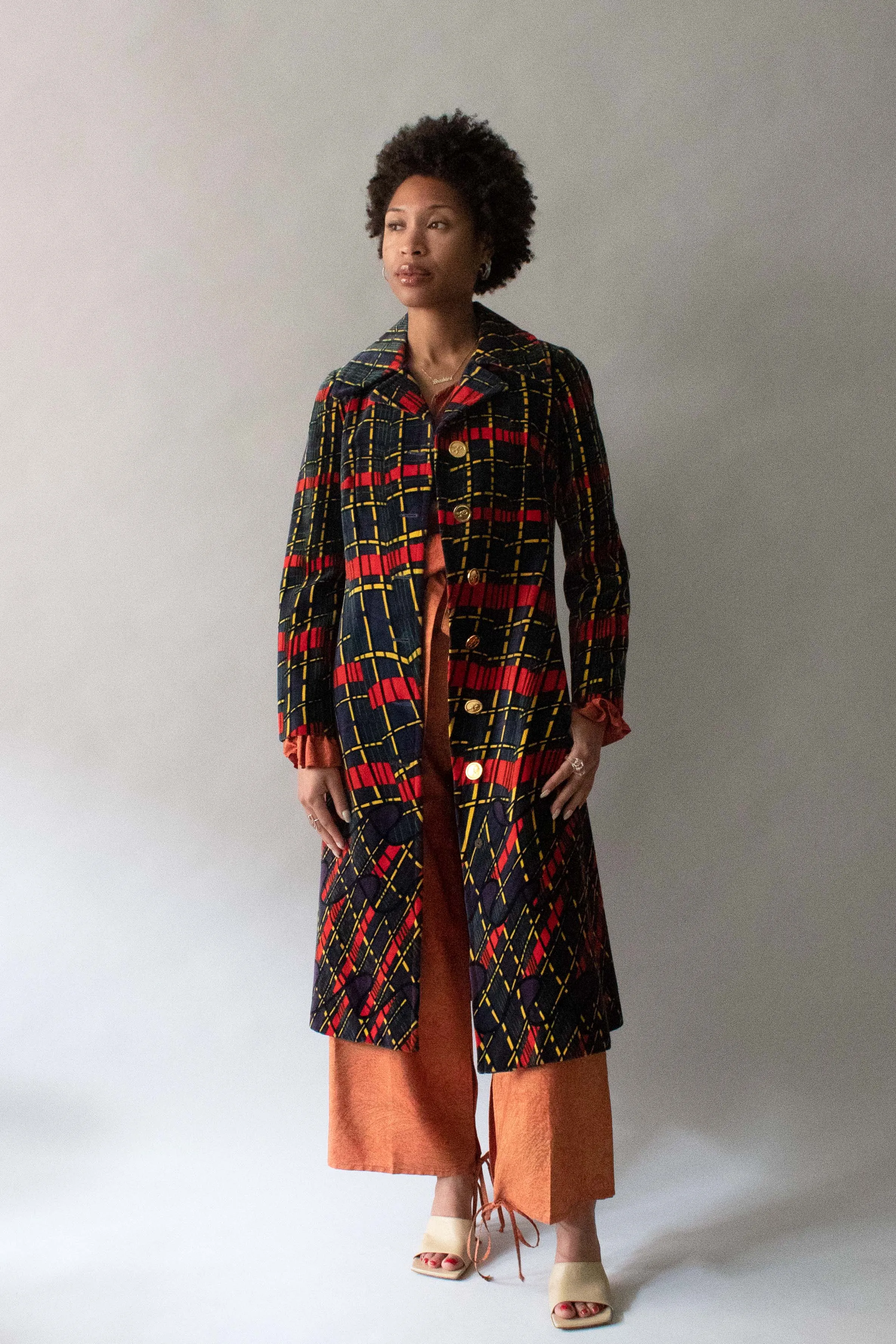Roberta Di Camerino Printed Velvet Coat