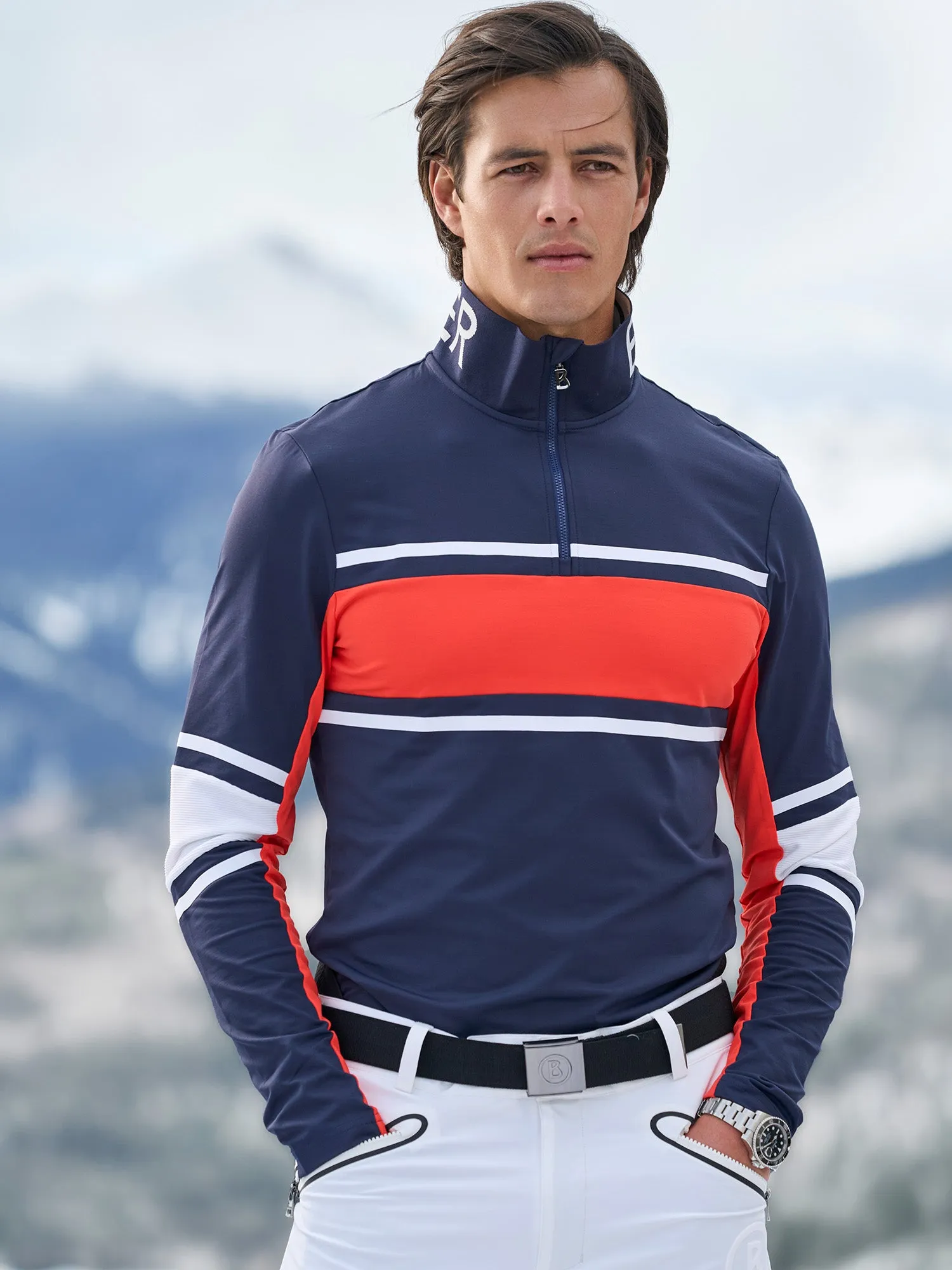 Roberto Jersey Tec Turtleneck