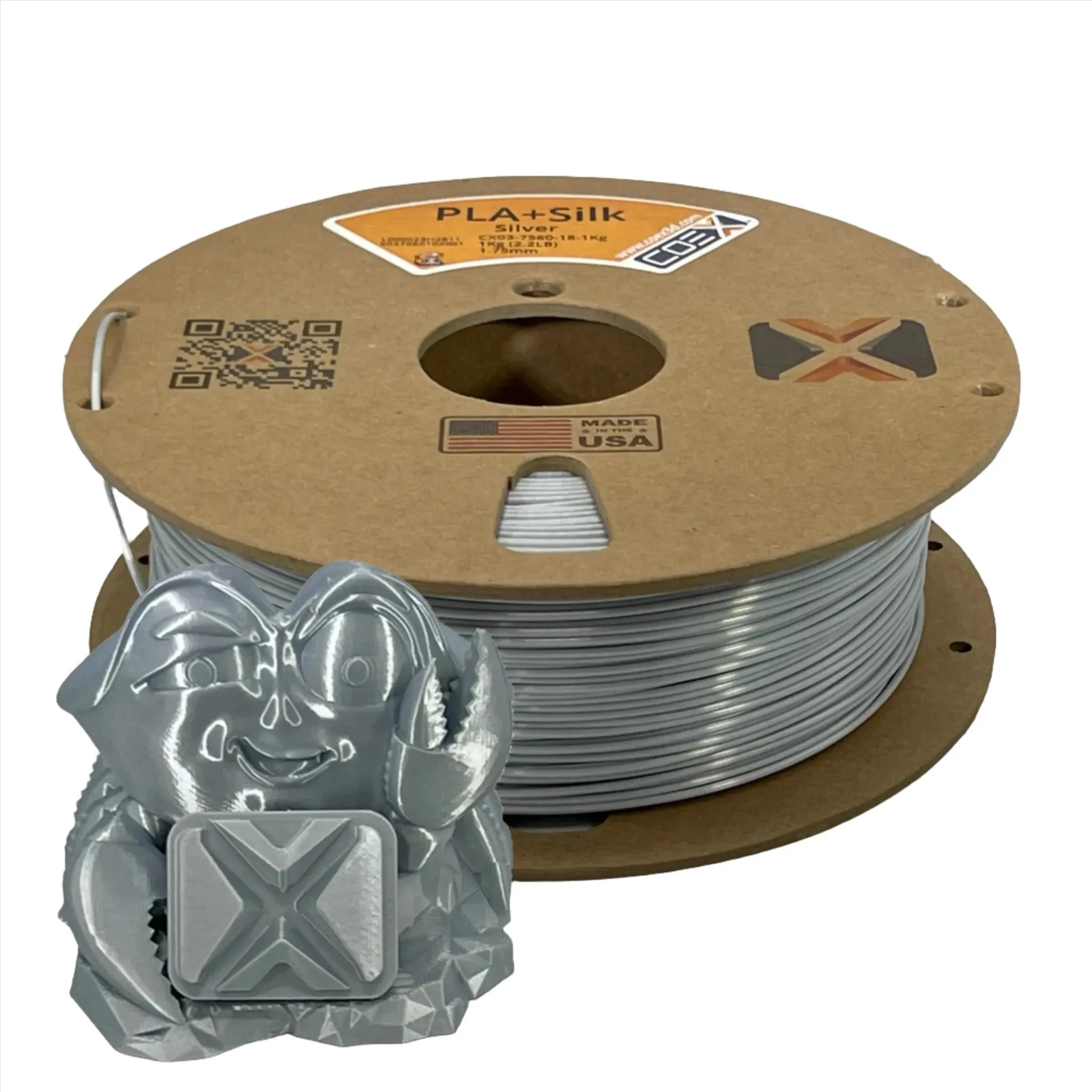 Silver PLA Silk