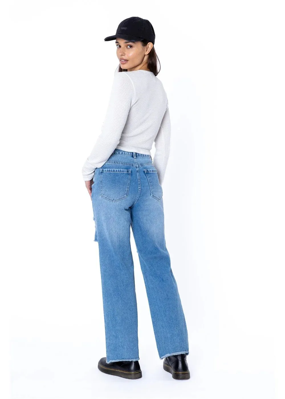 Sisstr Navato Knit Ls Top - SEA SALT