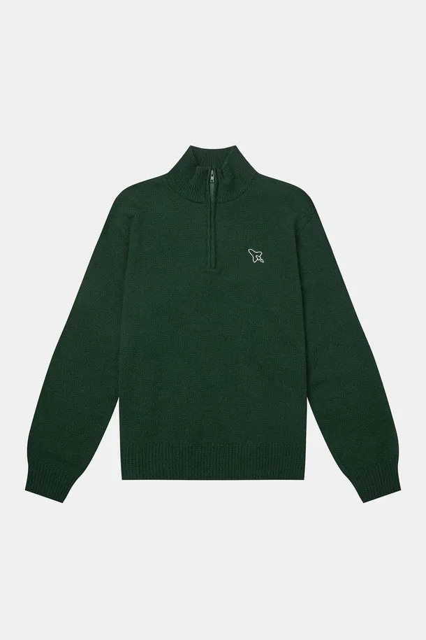 Spaceship Knit Half zip Men
