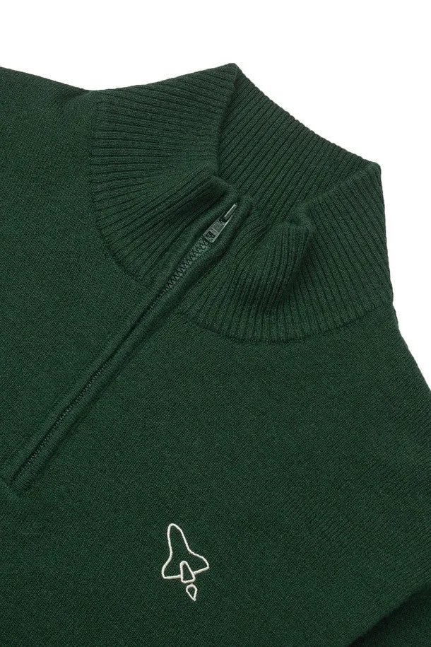 Spaceship Knit Half zip Men