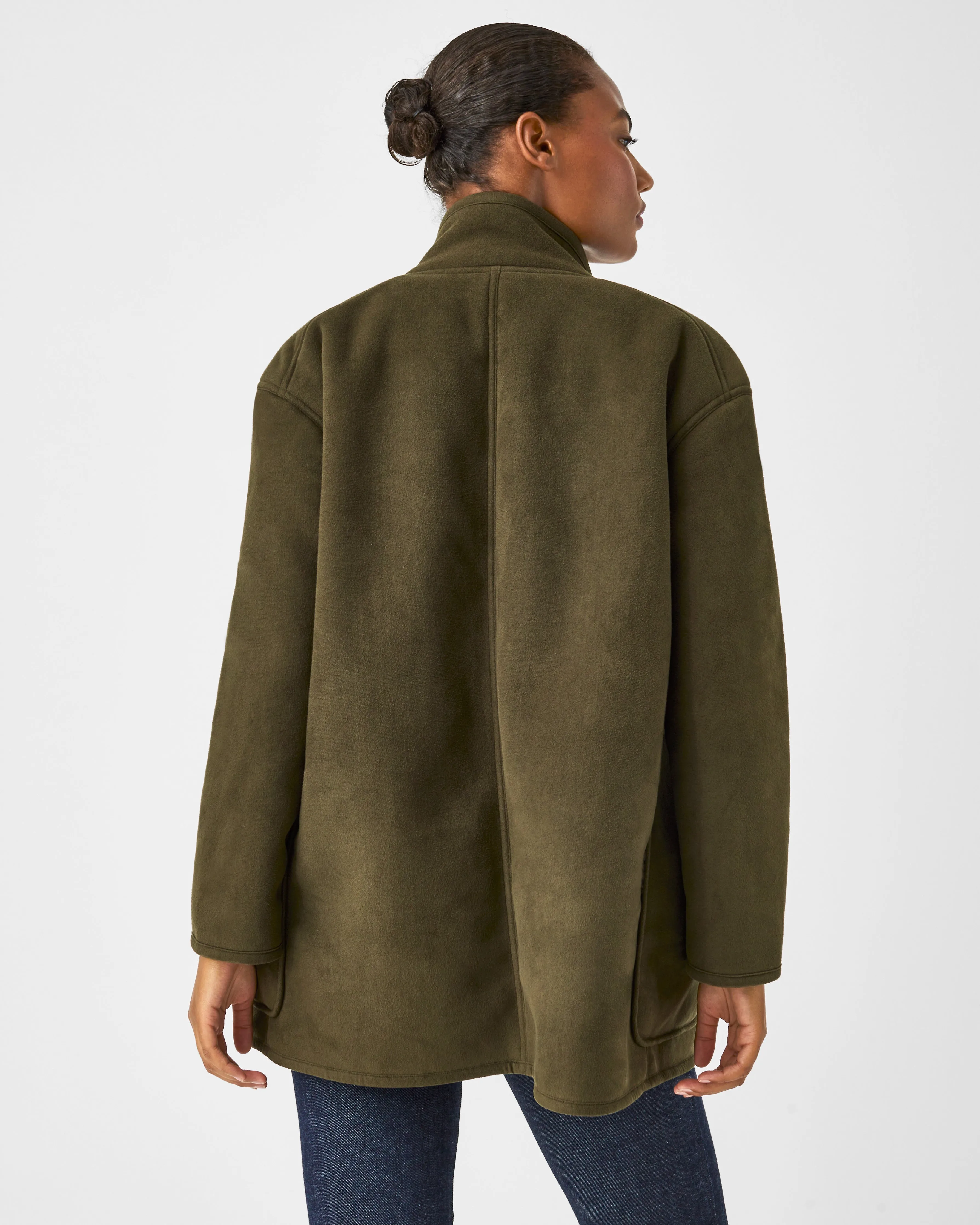 SPANX® Reversible Suede & Fleece Jacket