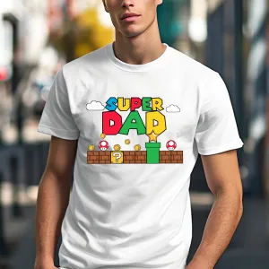 Super Mario Custom Name Adult T-shirt