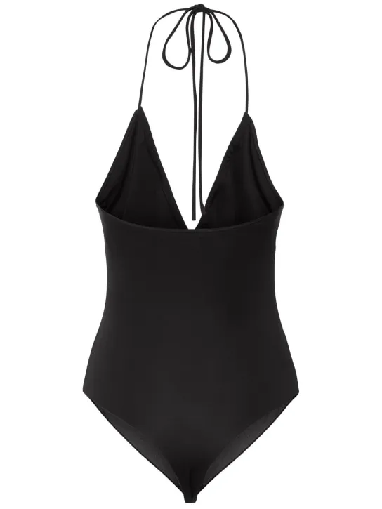 The Andamane   Roxy halter neck jersey bodysuit 