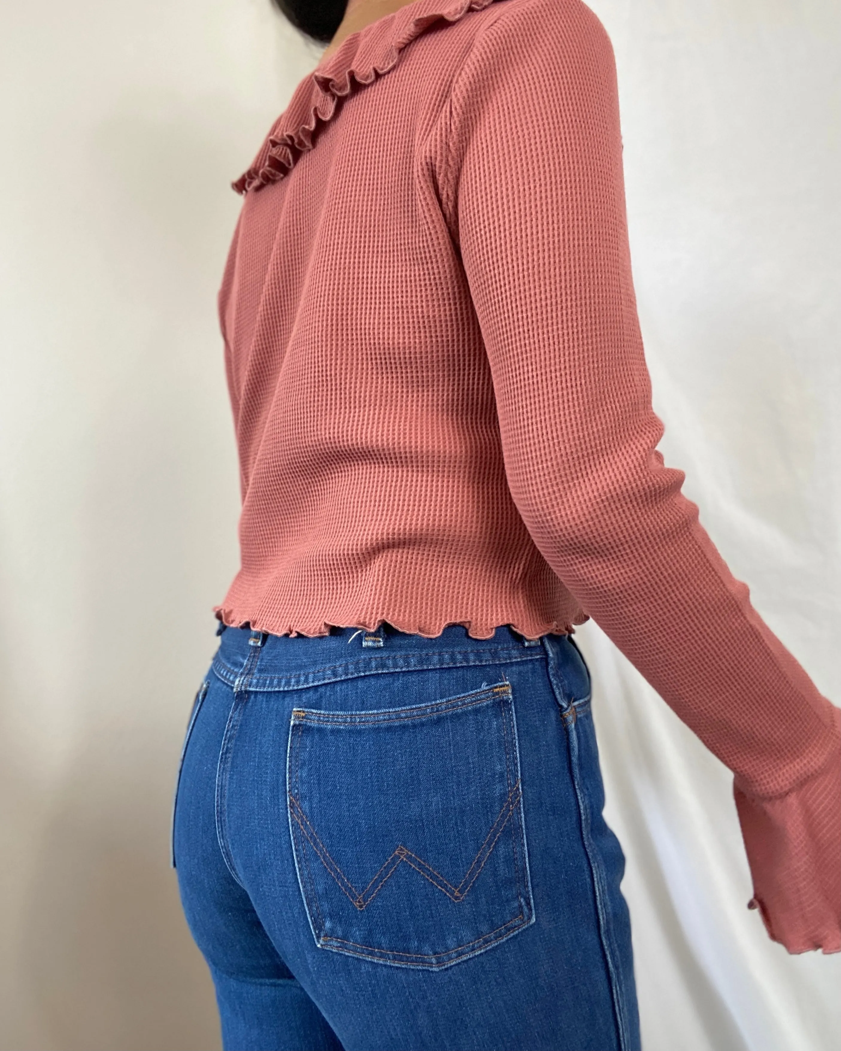 THE DAZED FLARE TOP ~ TERRACOTTA