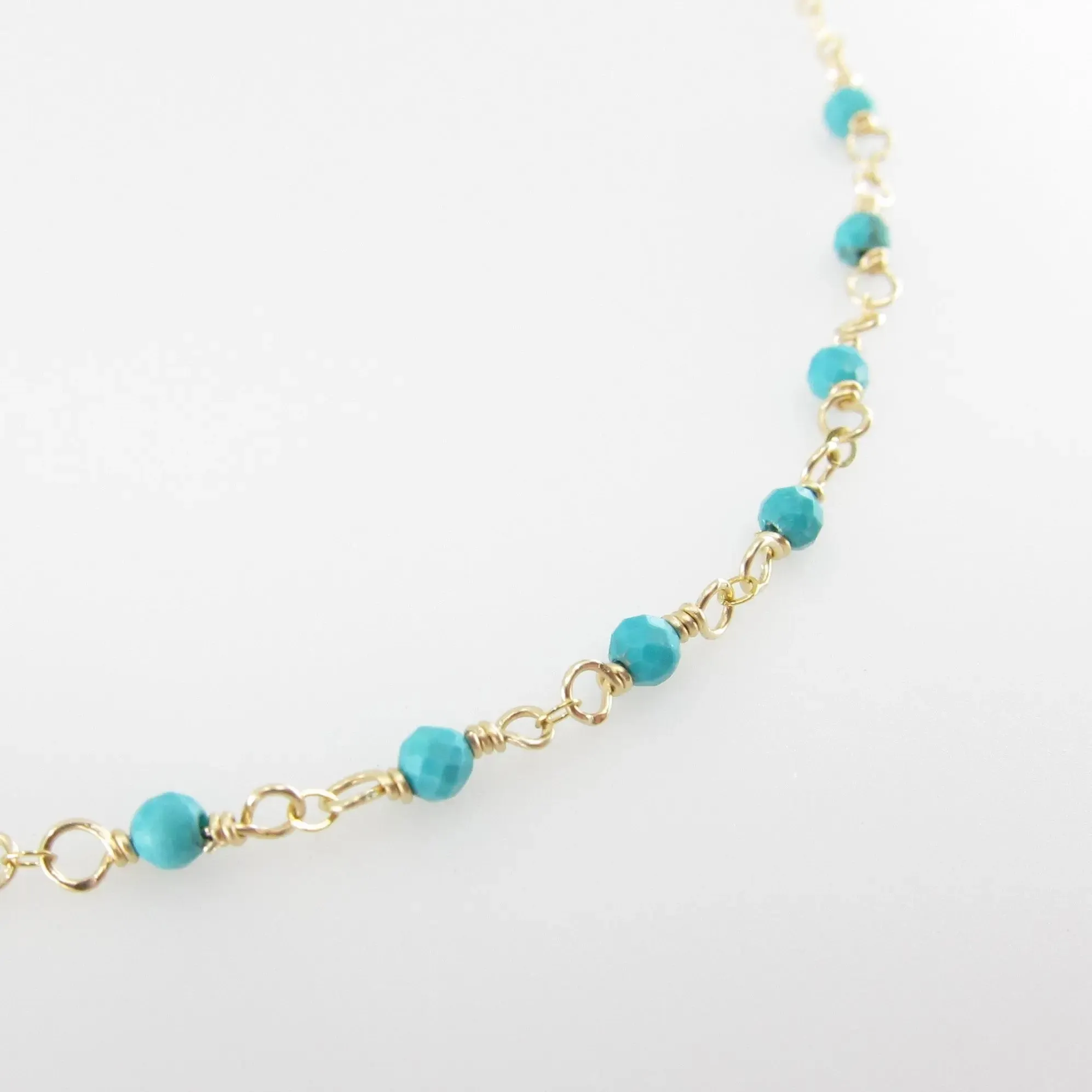Tiny Gemstone Layering Necklace, 4 Variations