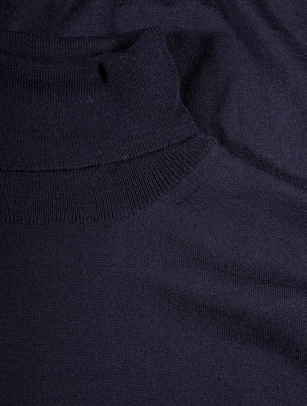 Turtle Neck Jumper Navy