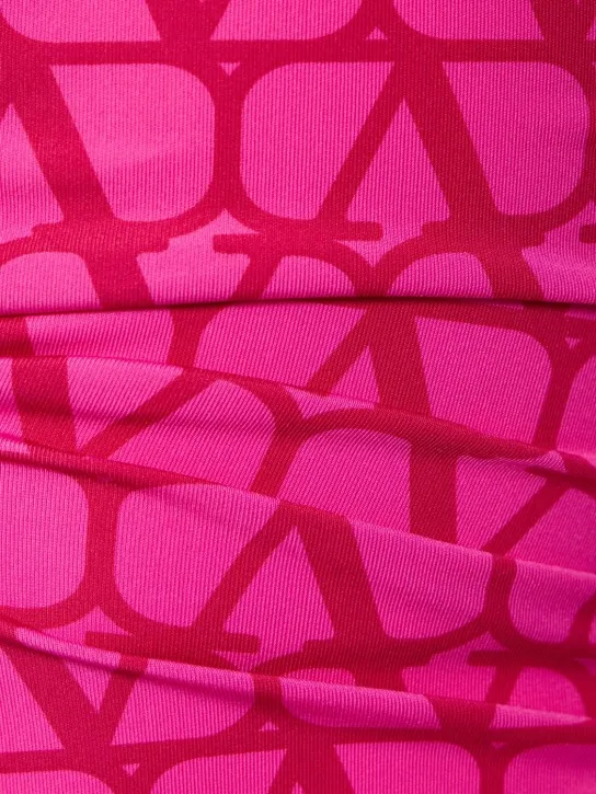 Valentino   Logo printed jersey bodysuit 